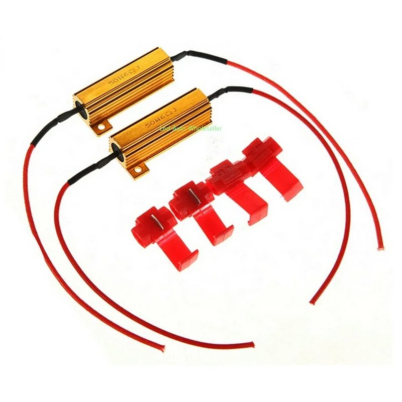 FREE SHIPPING 50 PCS/set 25W 6ohm Load Resistor 12V Resistance for Car LED Flash Indicator Controller CANBUS Problem | Автомобили и