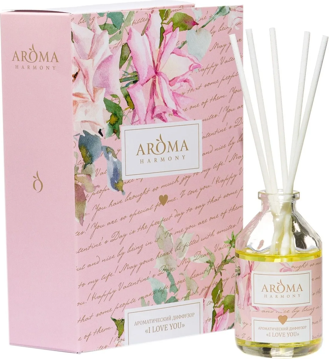 Диффузор-открытка Aroma Harmony &quotI Love You&quot 50 мл |