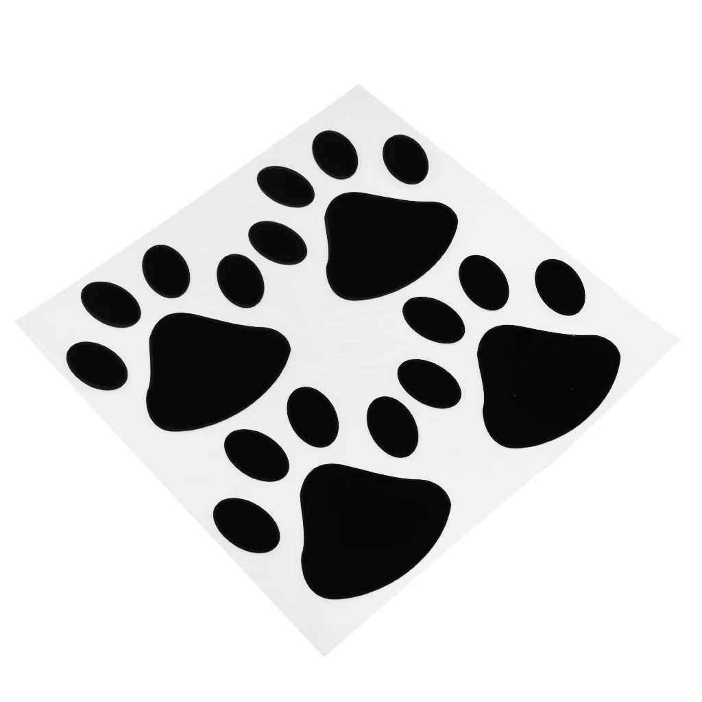 Cute Paw Car Sticker Dog Footprint Decals Puppy Claw