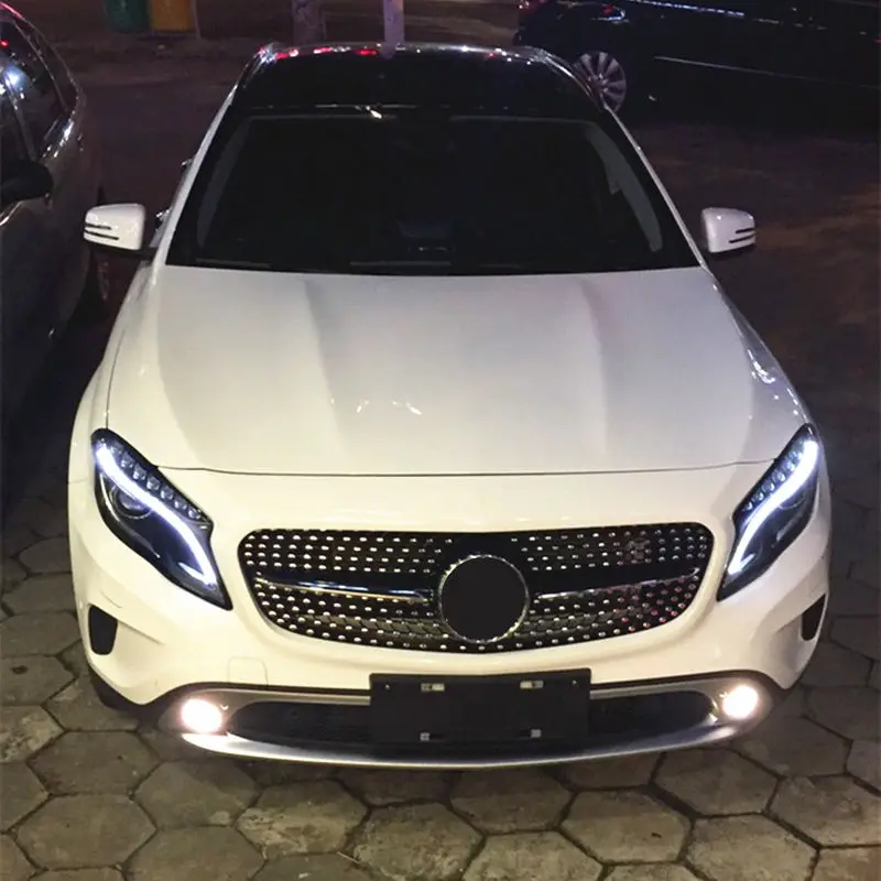 Высококачественная Передняя воздухозаборная решетка из АБС пластика для B ENZ GLA