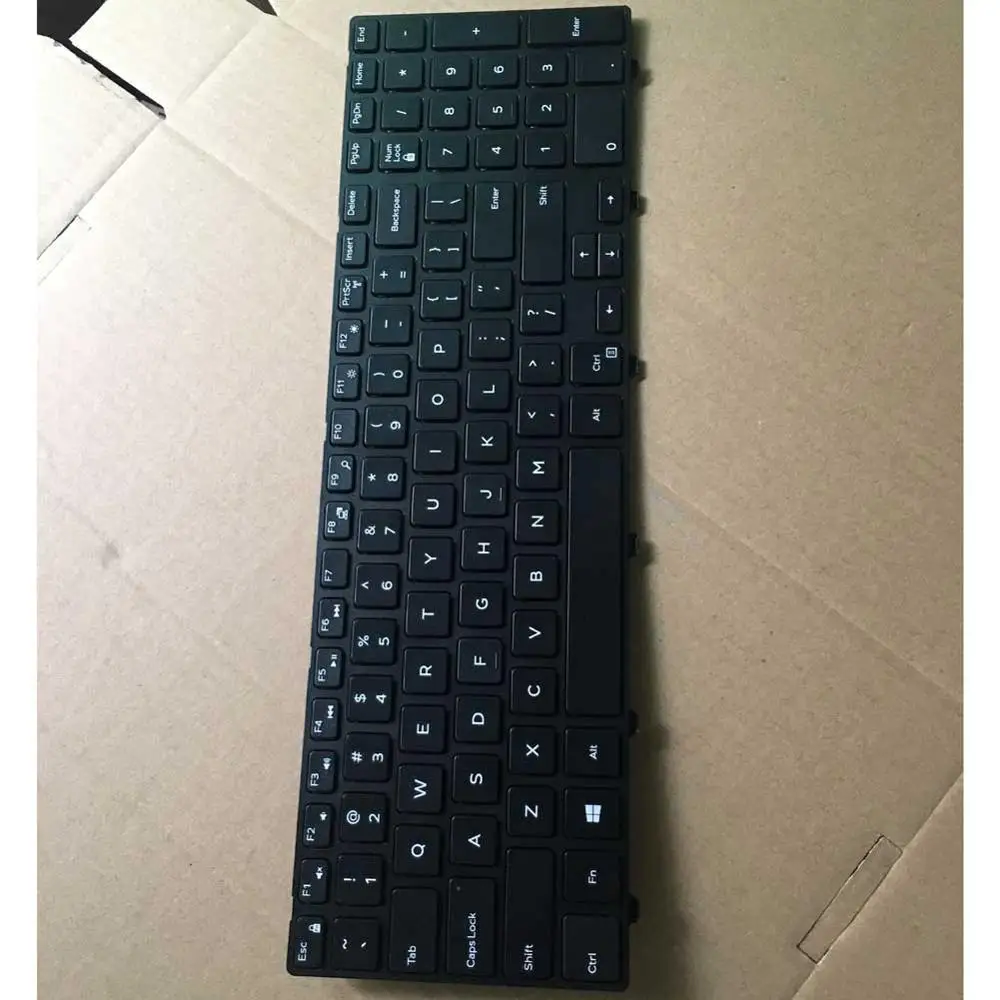 Клавиатура для ноутбука Dell 17 5000 5755 0KPP2 KPP2C Клавиатура США черная без подсветки