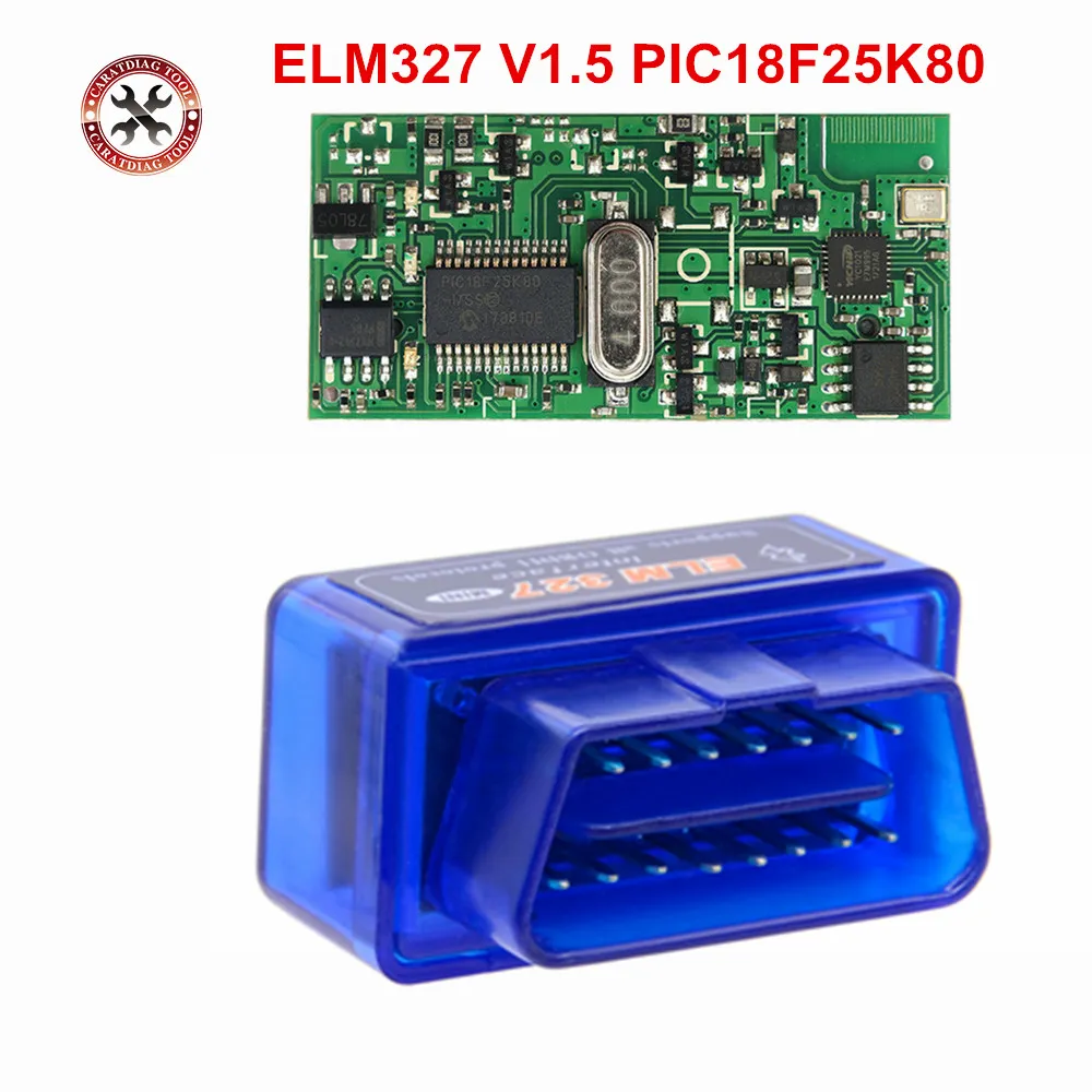 2019 Новинка прошивка V1.5 Super Mini ELM327 Bluetooth с PIC1825K80 OBD2 диагностический инструмент ELM 327