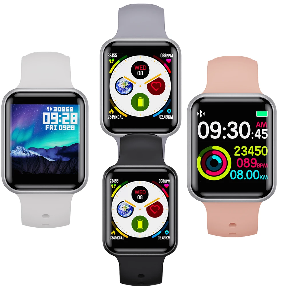 

RGTOPONE Smart Bracelet 1.3inch Full Touch Screen Heart Rate Blood Pressure IP68 Waterproof NRF52832 chip Watch for Apple Xiaomi