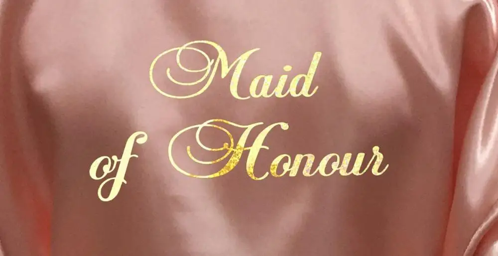 personalise Bride robe satin bathrobe custom Bridesmaid rose gold brithday Party dress robe,sister of the groom kimono sleepwear