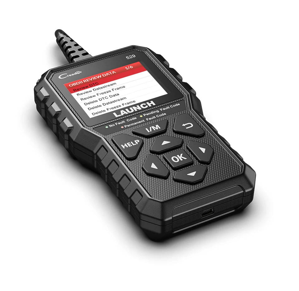 LAUNCH CR529 OBD2 автомобильный сканер, инструмент для автоматического сканирования, считыватель кодов неисправностей, проверка двигателя, Автосканер OBDII OBD, автомобильный диагностический инструмент