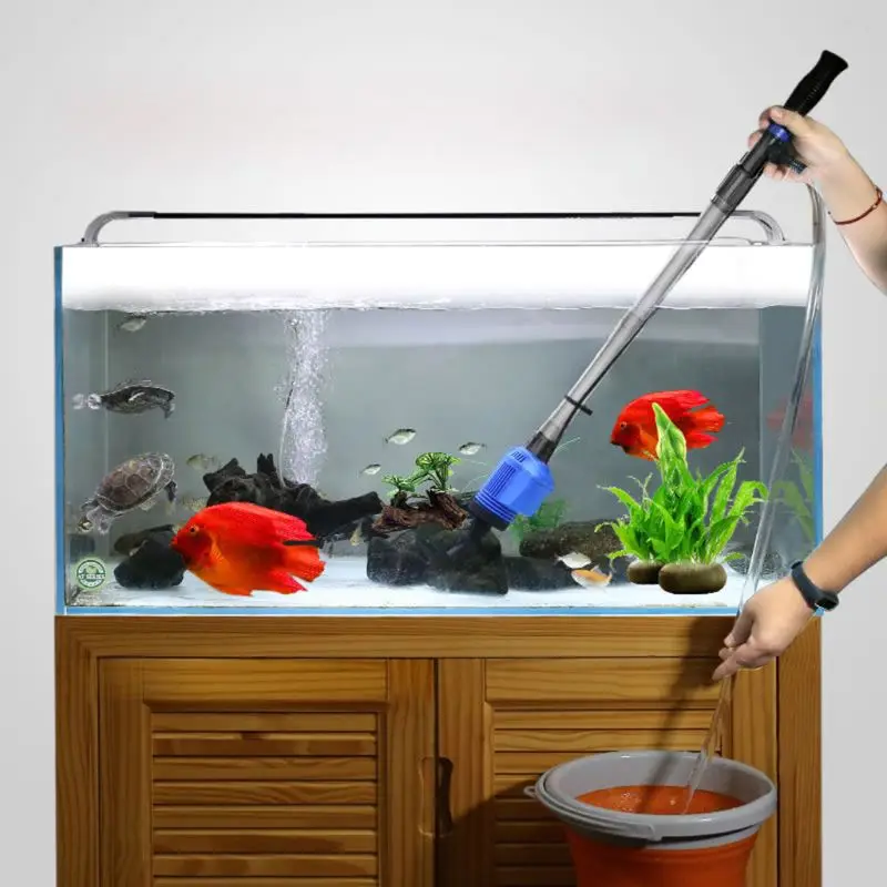 

Automatic Gravel Cleaner Electric Aquarium Water Cleaner for Medium Large Tank