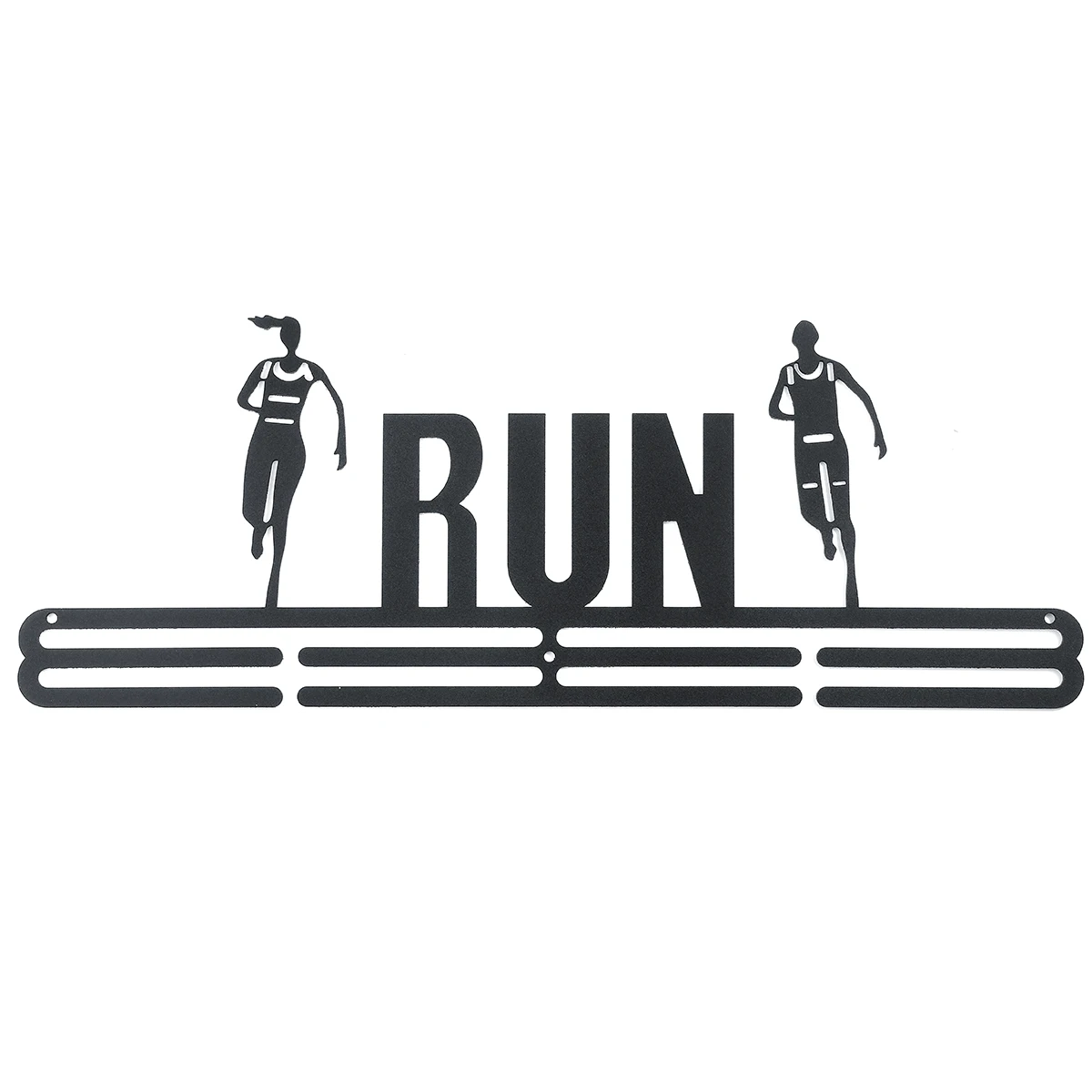 Run Вешалка для медалей из нержавеющей стали, держатель для медалей, стойка для демонстрации, для бега, плавания, гимнастики, марафонов, велосипедная спортивная медаль, подарок, украшение - Цвет: Run