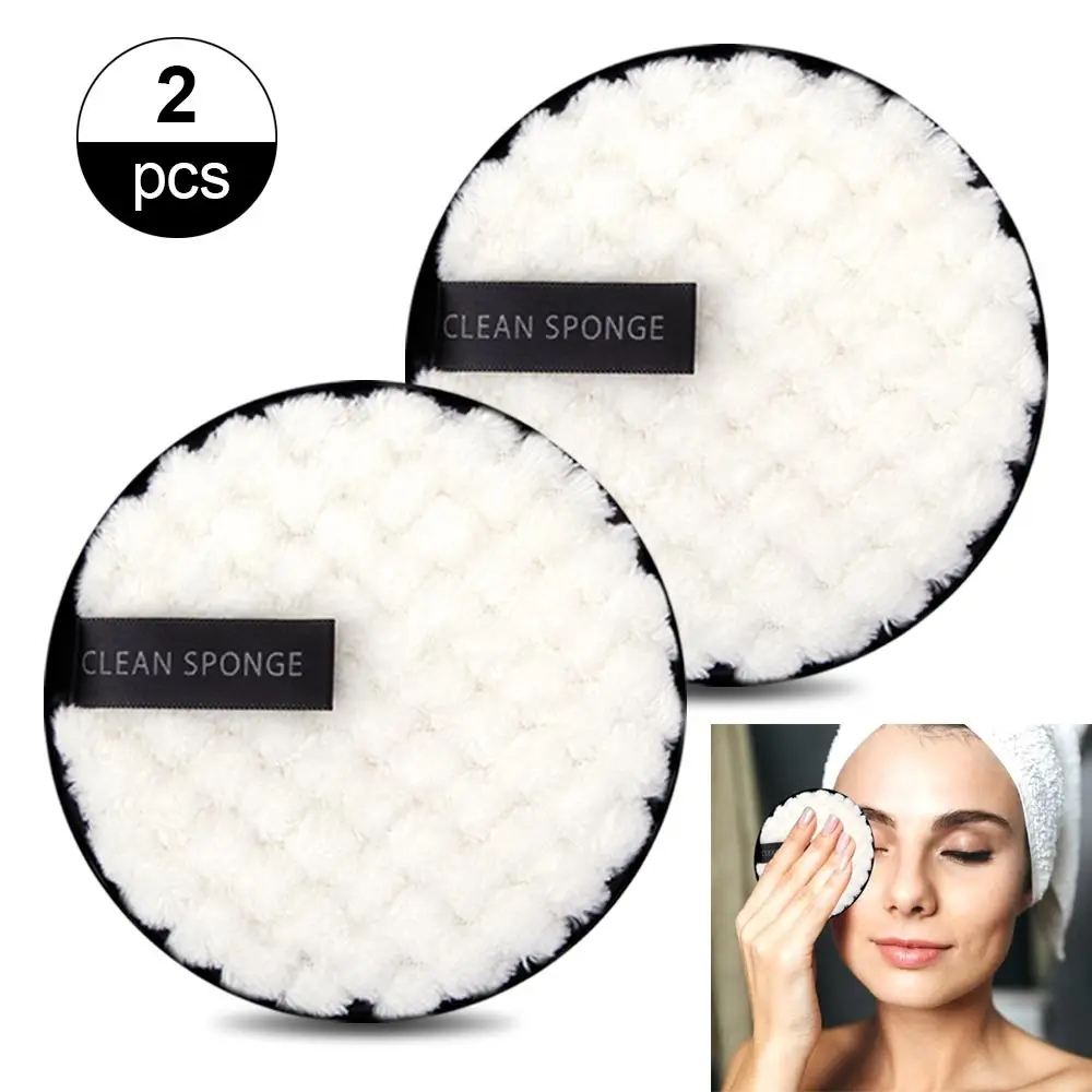 On Sale Makeup-Remover-Wipes Microfiber Face Make-Up Washable Cleansing Cotton Disc-Tools 1/2pcs aVjWkYEdA