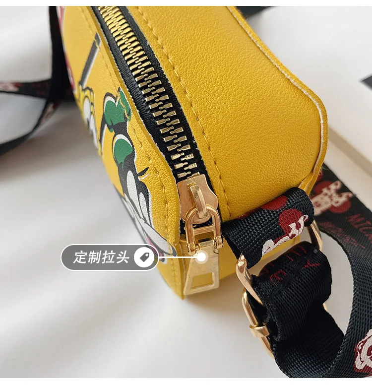 Women Crossbody Bags Disney Cartoon Shoulder Bag for Girls Kids Cute Mickey Mouse Fashion Printed Handbag Children's Gifts