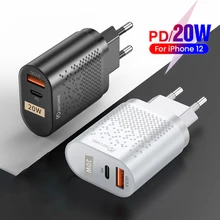Ładowarka USB typu C ELECTOP Mini szybka ładowarka 3.0 QC PD 20W ładowarka do telefonu iPhone 12 Samsung Xiaomi szybkie ładowarki ścienne