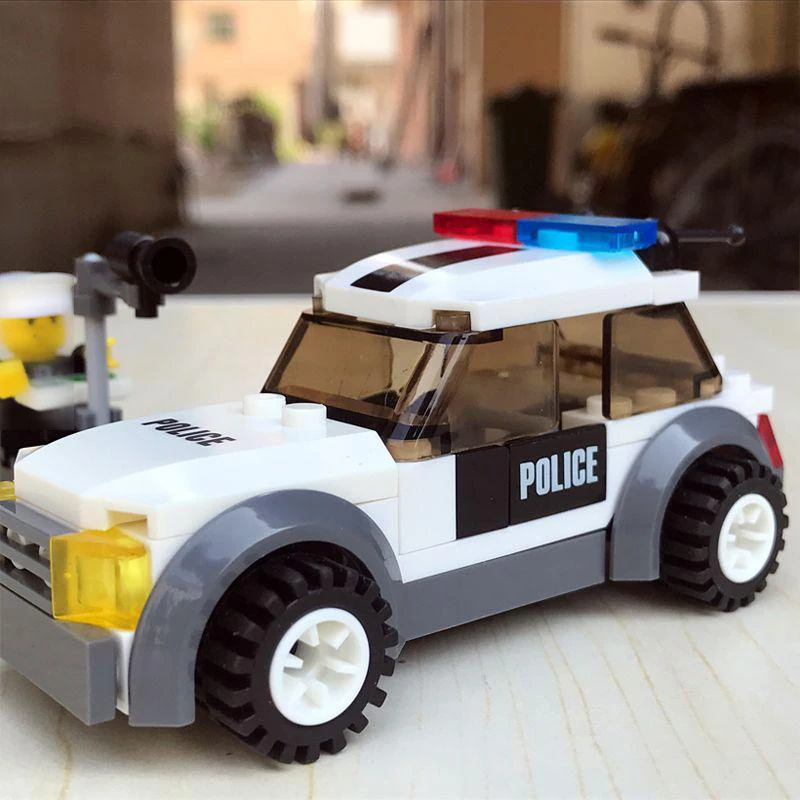 11206 City Police Patrol Car Model Figure Blocks Educational Construction Building Bricks Toys For Children Christmas Gift 35