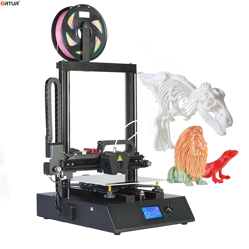 cheap Ortur Factory Wholesale 3D Printer Prusa I3 Kit Black Technology Resume Power Failure Printer 3D DIY KIT 360W Safety PowerSupply