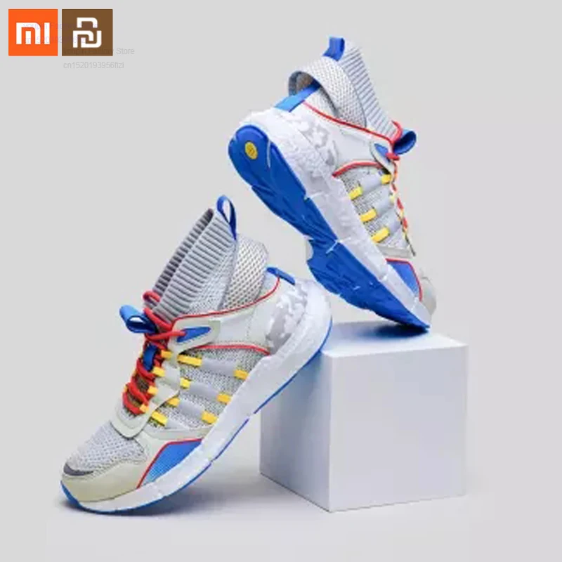 Модные мужские кроссовки Xiaomi youpin FREETIE из ткани и кожи модная уличная спортивная