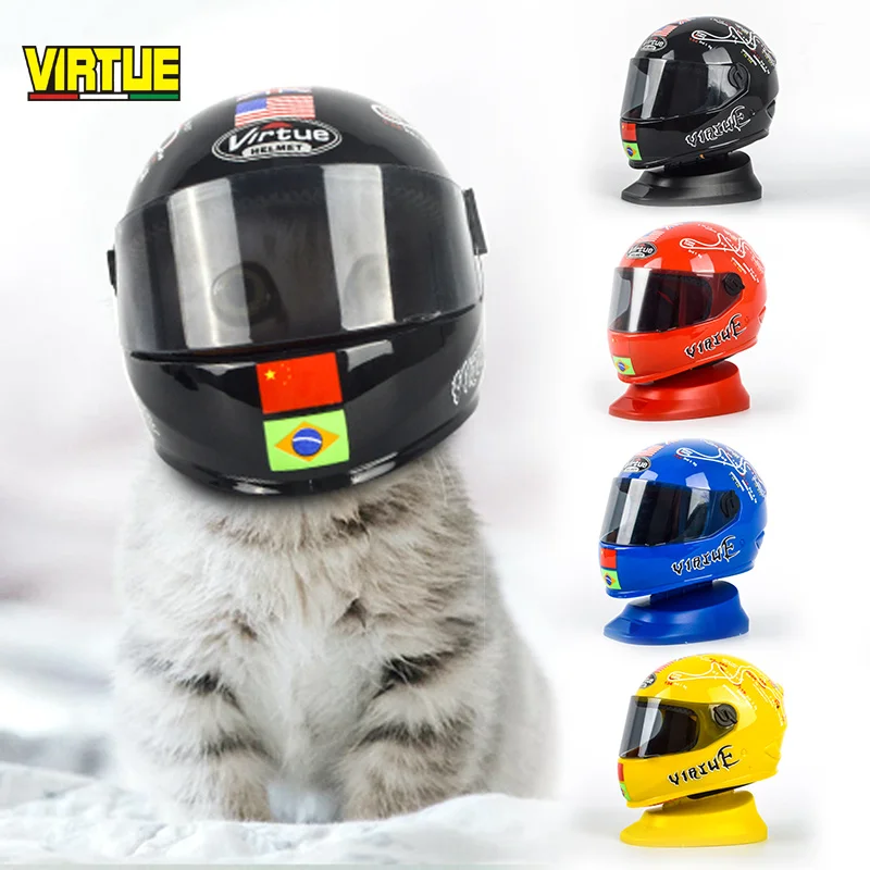 

Petshy Puppy Cat Cute Hat Helmets Small Pet Cool Fashion Plastic Outdoor Caps for Motorcycles Photo Props Protect Pet Accessorie
