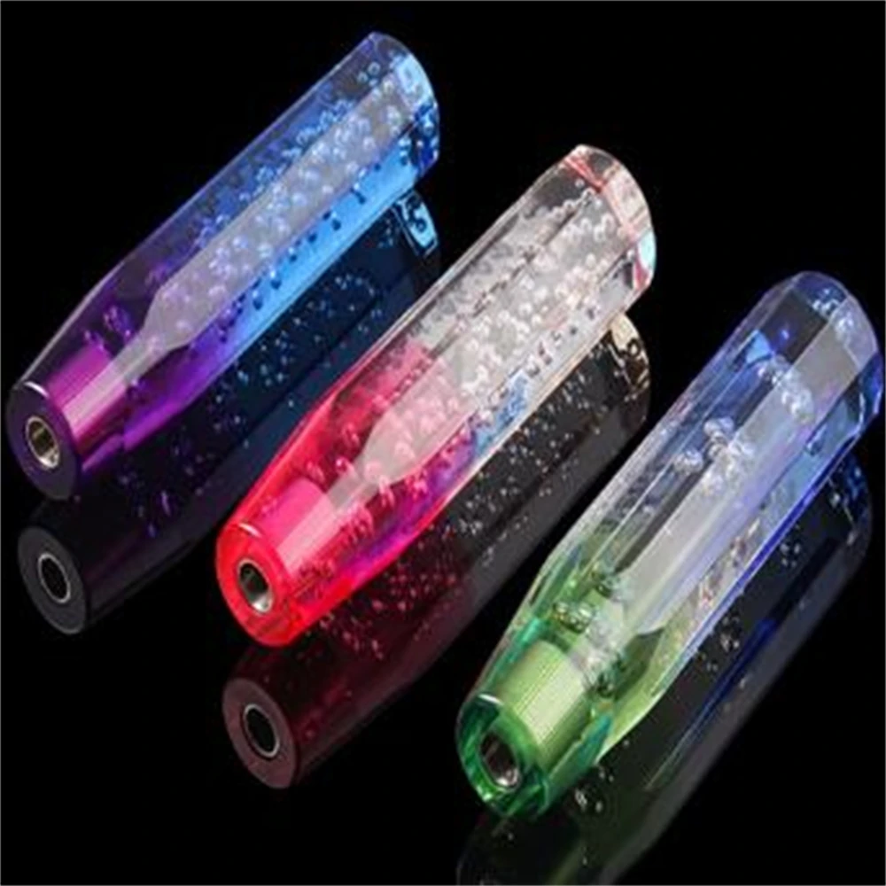 10 15 20 25 cm Universal Car Gear Shift Knob Colorful Crystal Bubble Styling Manual Stick |