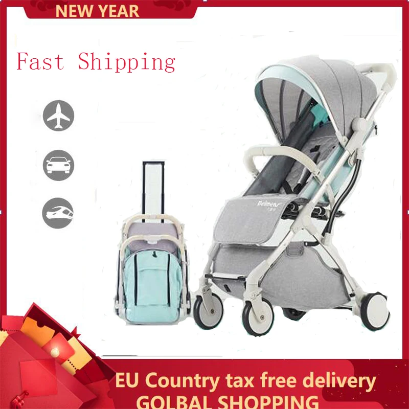 Tanie TIANRUI lekki składany wózek dziecięcy może siedzieć może leżeć na zwykłym wózku dziecięcym 2 w 1 silla de paseo