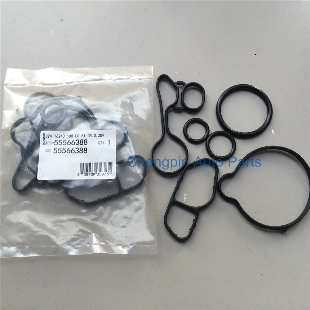 6x Oil Cooler Seals Gaskets Set Fit for Chevrolet Cruze Sonic Trax Encore Astra 