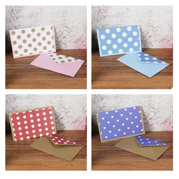 

60pcs Envelopes Simple Colorful Elegant Stationery Gift Cards for School