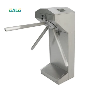

304 stainless steel electromagnetic drive tripod vertical revolving door RFID access control tripod turnstile gate rfid access