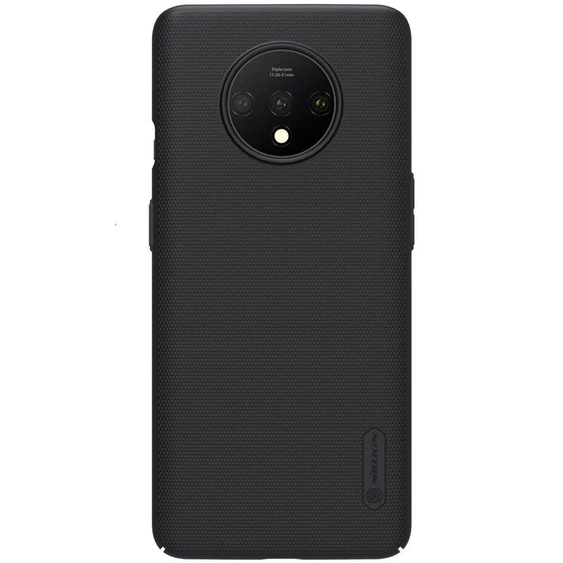 Чехол NILLKIN OnePlus 7T One Plus 7T 1+ 7 T, суперматовый защитный жесткий чехол из поликарбоната, чехол для телефона s - Цвет: Black