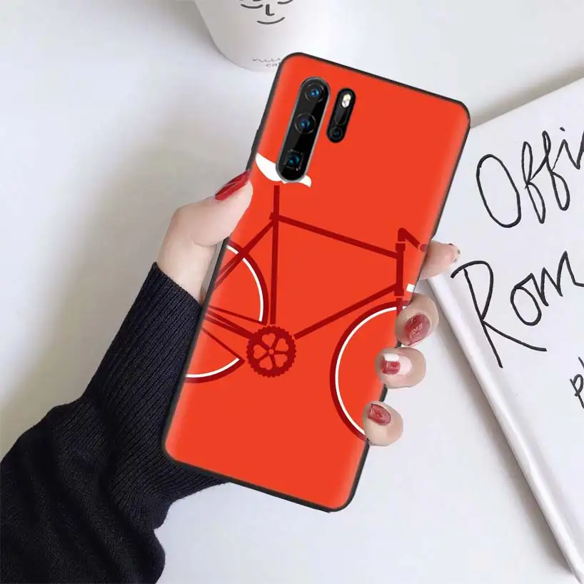BS074-7 Велосипедный спорт Coqu черный Coque чехол для huawei mate 30 20 10 P30 P20 P10 Pro Lite P Smart Z мягкий чехол для телефона - Цвет: BS074-7