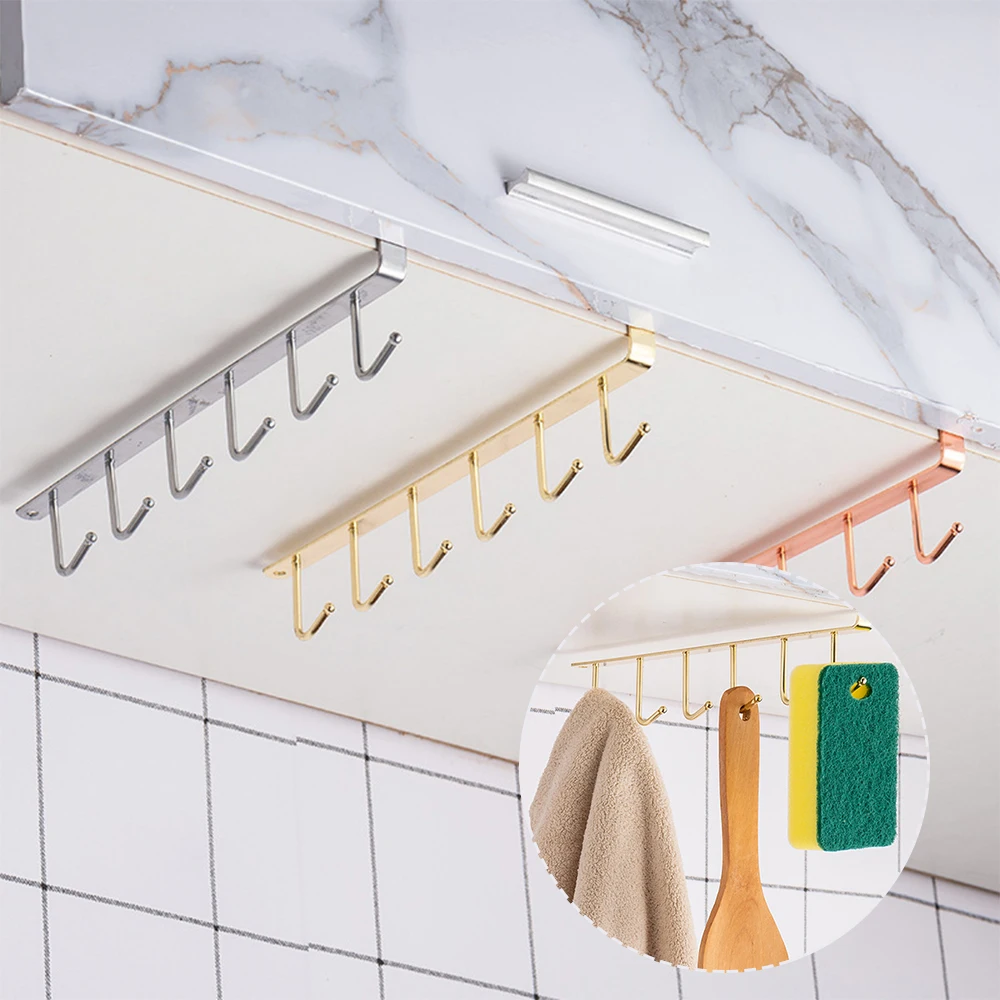 

Bearing Stronger Free of Punch Storage Shelf Hanging Cap Paper Shelves Kitchen Iron Multifunction Hanger - 1 Piece