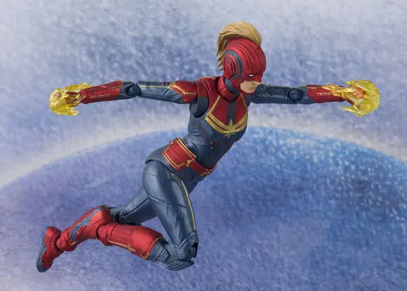 SHF Marvel мстители капитан Марвел шарнирная фигурка модель игрушки|Игровые фигурки