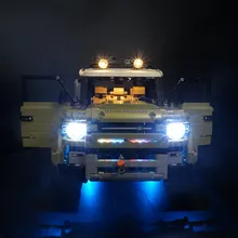 Светодиодный светильник для 42110 серии Technic defender модель автомобиля строительные блоки(только светильник в комплекте