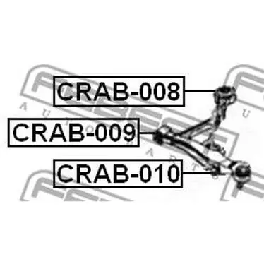 Сайлентблок рычага CHRYSLER SEBRING/CIRRUS/STRATUS 04- пер.подв