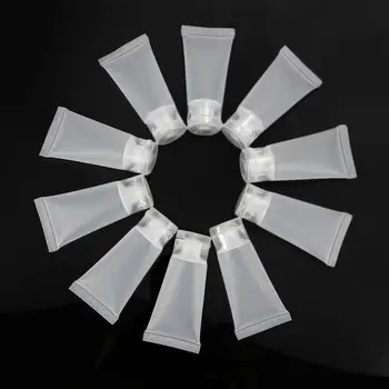 

10pcs Clear Refillable Bottles PVC Empty Refillable Cosmetic Face Lotion Container Sample Bottles