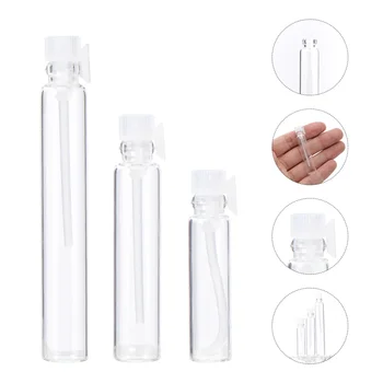 

150Pcs Perfume Test Tube Bottles Perfume Bottles Transparent Bottles Perfume Trial Bottles Trasparent (1ml 2ml 3ml 50Pcs for Eac