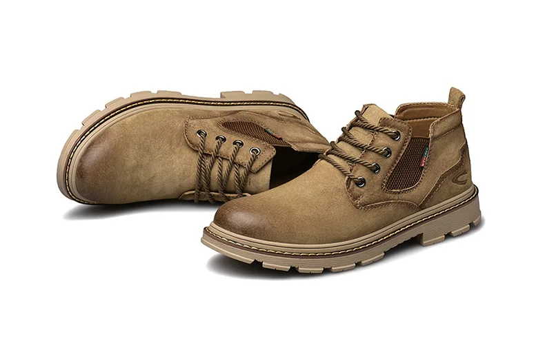 Camel Active/Новинка; Мужская обувь из натуральной кожи; повседневная мужская обувь ручной работы; мужская обувь на толстой подошве с прострочкой; нескользящая мужская обувь