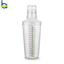 OBR 500 мл шейкер для смешивания коктейля вино бармен прозрачная шкала смешивание фруктовый сок снег грамм чашки бар аксессуары инструменты