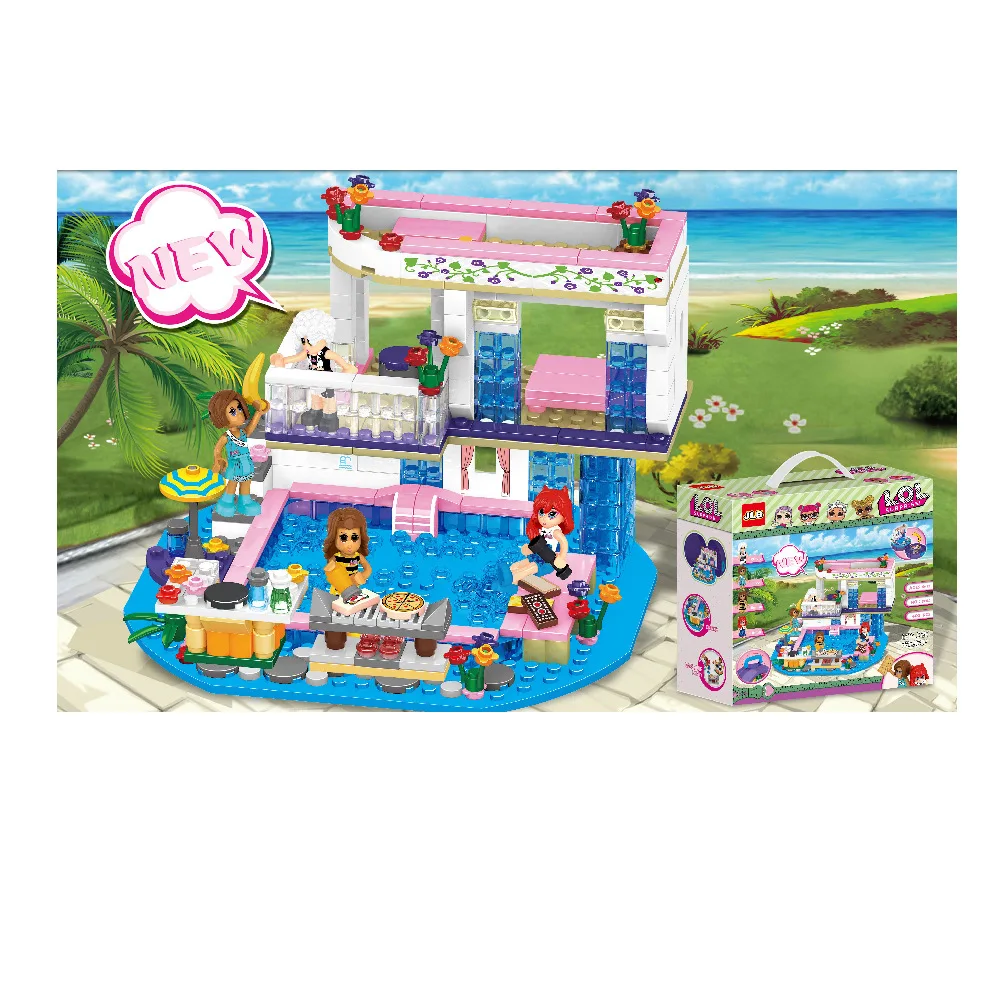 

Scattered Batches New Products JLB Building Blocks Doll Building Blocks DIY Children Toy Building Blocks 7014