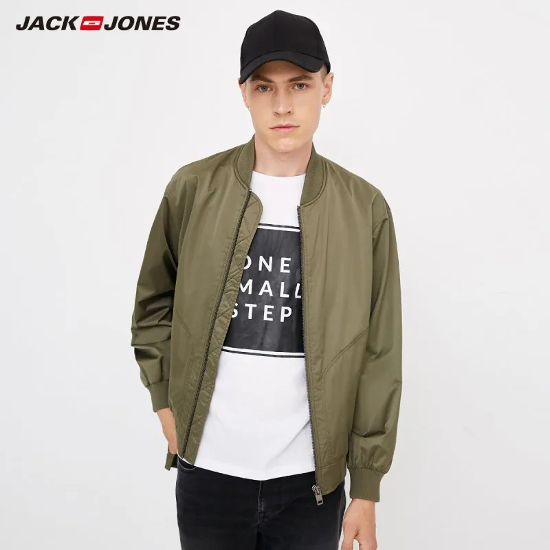 Осень JackJones Мужская крутая бейсбольная куртка с абстрактным принтом уличная