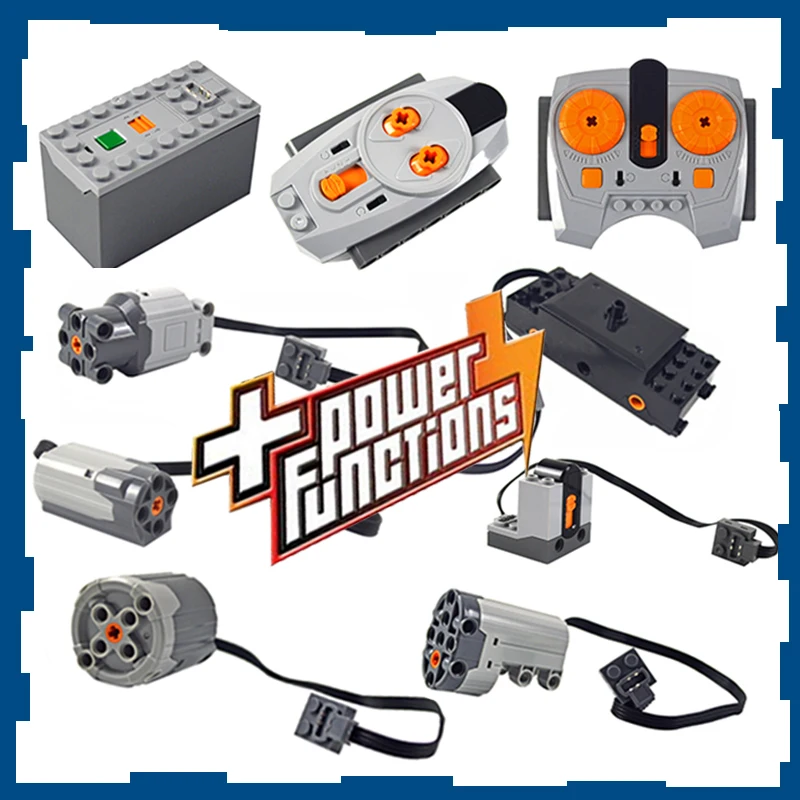 Technic parts compatible for LegoINGlys motor multi power functions font b tool b font servo blocks