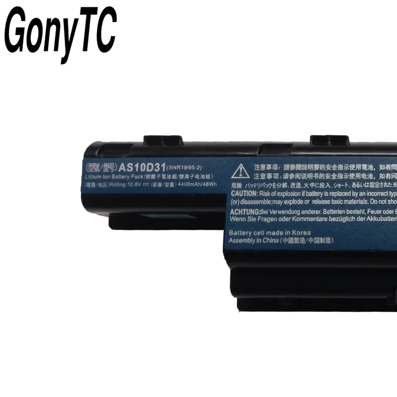 AS10D31 Оригинальный аккумулятор для ноутбука Acer Aspire V3 5741 5742 5750 5551G 5560G 5741G 5750G AS10D51 AS10D61