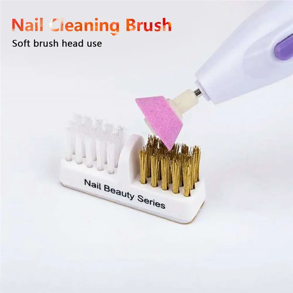 

Cleaner Electric Manicure Tool Nail Drill Bit Clean Tool Nail Grinding Head Cleaning Brush Drill Bit Cleaning Brush Dust Brush