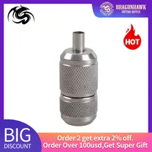 Профессиональный накатанный твист самоблокирующийся татуировочный захват из нержавеющей стали 25 мм WG066