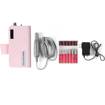 

Pedicure Manicure 30000RPM Portable Salon Low Noise Electric Rechargeable Tool Machine Grinding Polishing Pen Glazing
