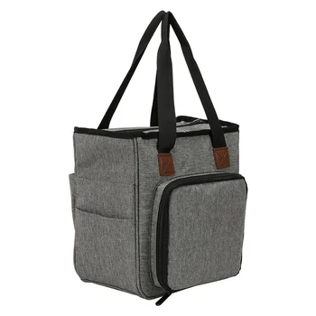 

Portable Knitting Bag High Capacity Crochet Knitting Tool Storage Bags Multifunctional Portable Case 26*14*20CM