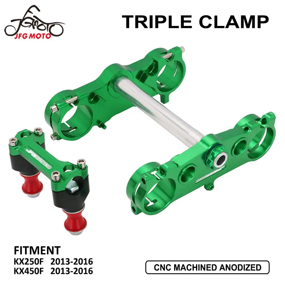 Motorcycle Triple Clamps Steering Stem And Handlebar Bar Riser Mount