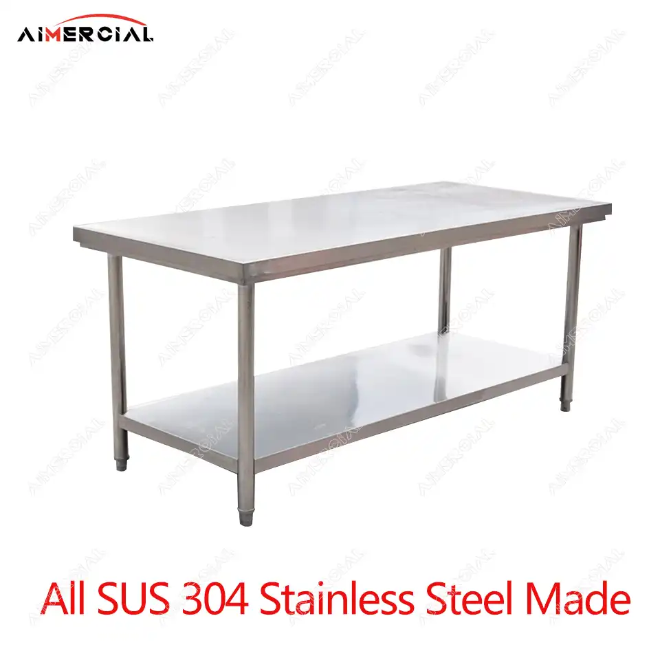 Wt1000 Kitchen Working Table Stainless Steel 1000mm 1200mm High Load Bearing Ranges Aliexpress