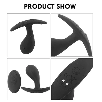 Wireless Vibrating Anal Plug Wearable Remote Control Butt Plugs Prostate Massager Masturbators Sex Anal Toys for Adults 18 Shop 4