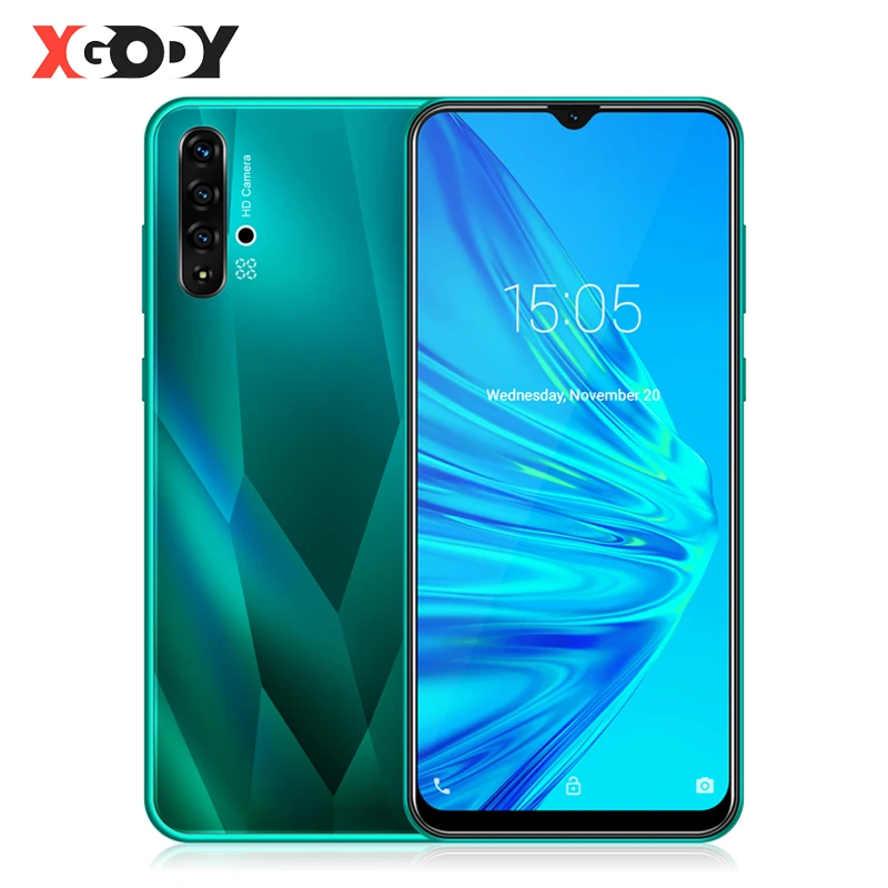 Смартфон XGODY A50 3G 6 5 дюймовый экран 19:9 Waterdrop мобильный телефон на базе Android 9 0 1 Гб + 4