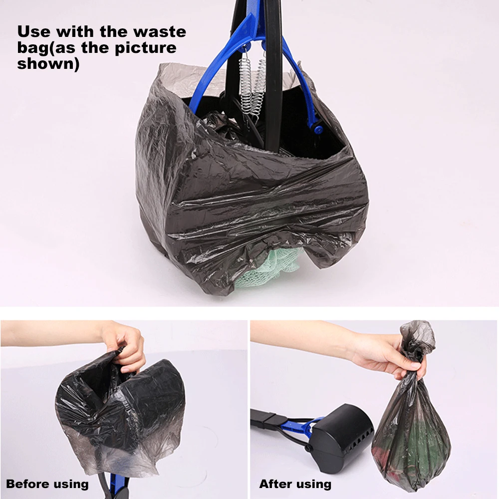 Portable Pet Long Handle Animal Dog Poop Pooper Cleaner Scooper Scoop Shovel Pick Up Waste Picker Outdoor Cleaning Tools