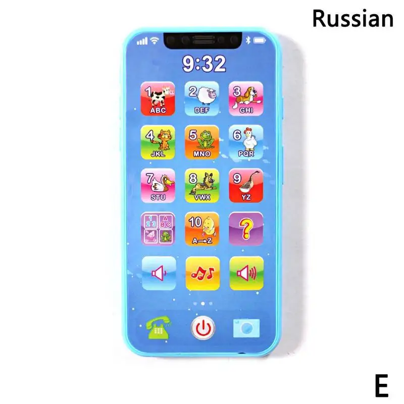 Новые смоделированные музыкальные игрушки для мобильного телефона, Обучающие Машины для раннего обучения на английском/русском языке, игрушки для детей, подарки для творческих детей - Цвет: D