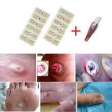 6 шт./12 шт. патчи для удаления бородавок безболезненно щётка-очиститель для ног мозолей катышки для удаления кукурузы колодки для ухода за ногами