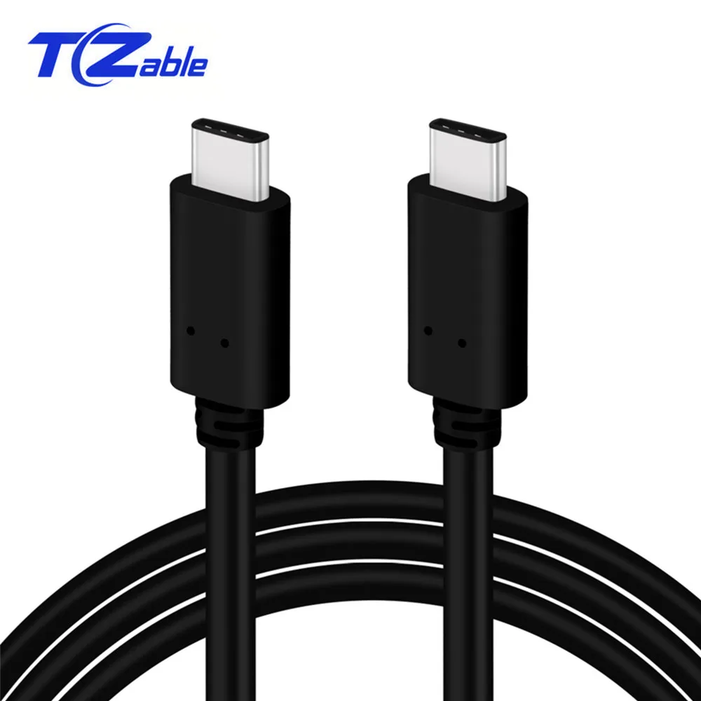 USB C к USB C кабель type C адаптер папа-папа удлинитель для Macbook телефон Дата зарядный кабель Быстрая зарядка 1 м