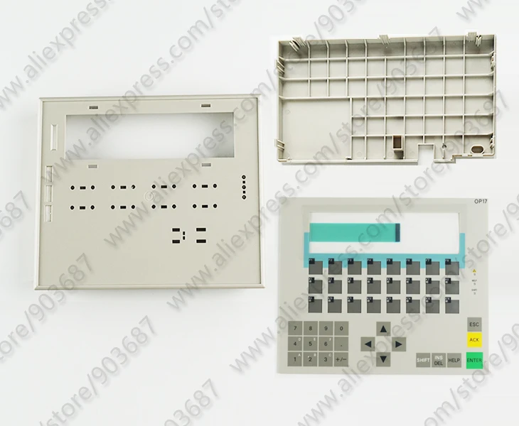 Пластиковый корпус чехол s Shell для 6AV3617-1JC20-0AX0 6AV3 617-1JC20-0AX0 OP17 передняя крышка+ задний Чехол+ мембранная клавиатура